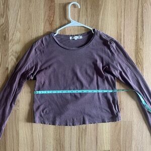 AMO Long Sleeve Babe Tee - Brick Color